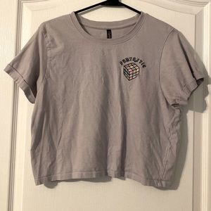 Lavender Crop Top Funtastic T-Shirt